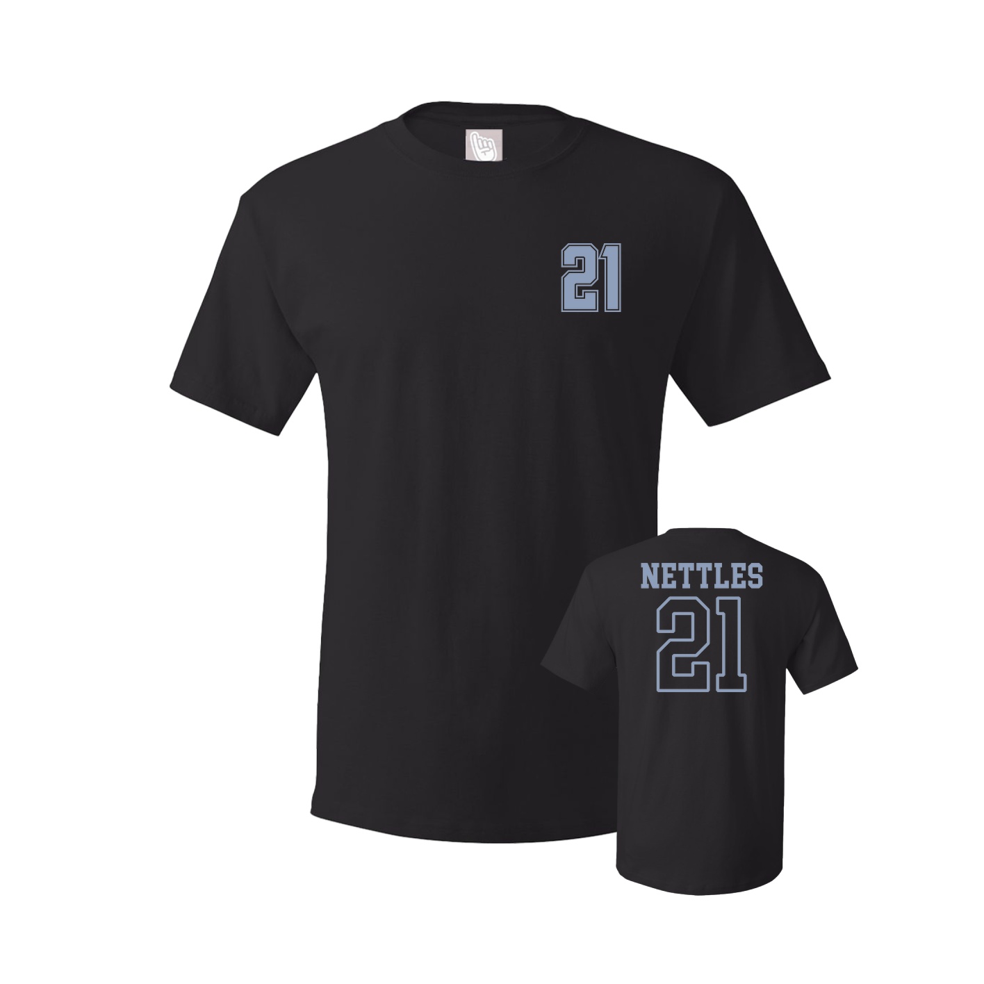 Youth Tee — Chest Back in Black