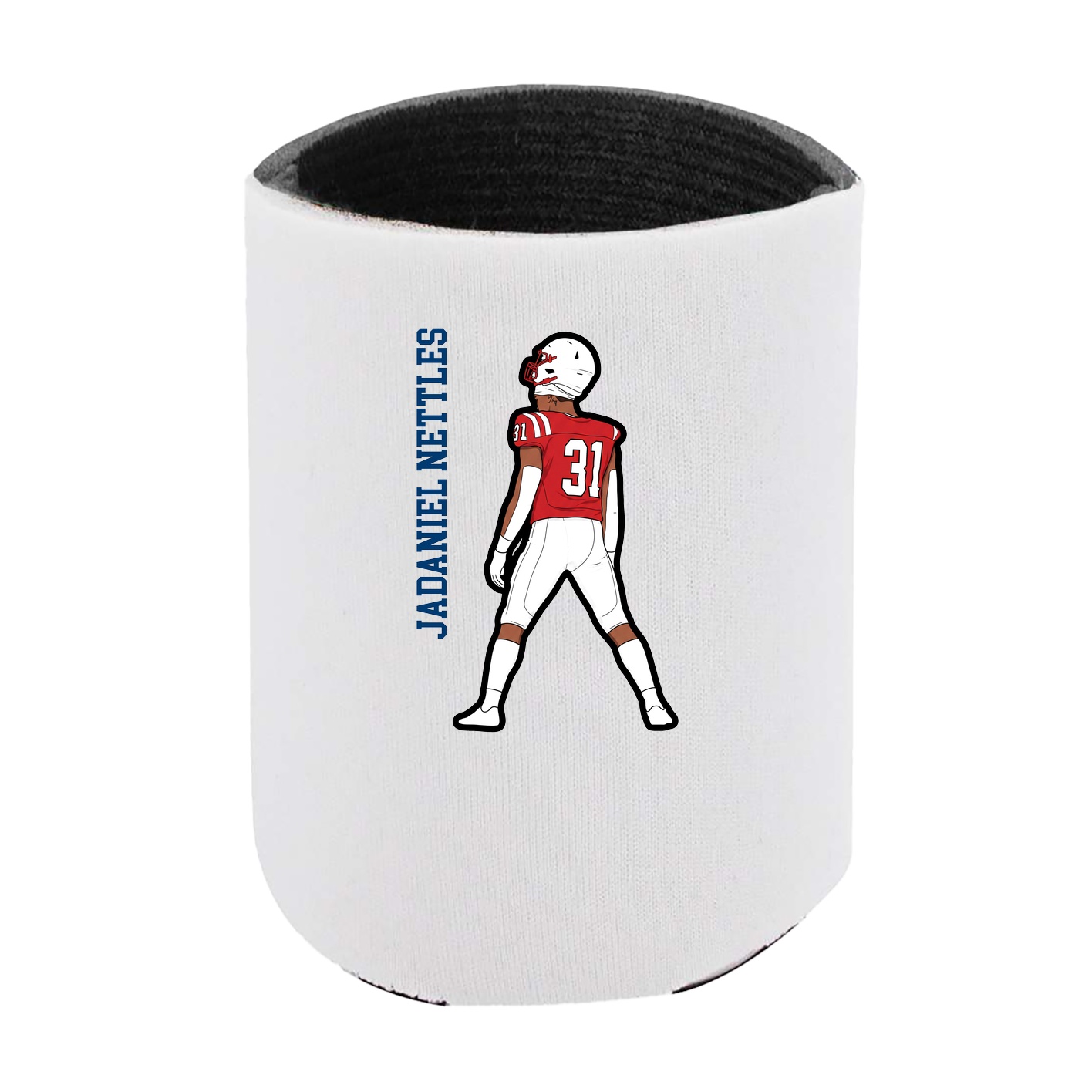 Can Holder — Name Vertical in White
