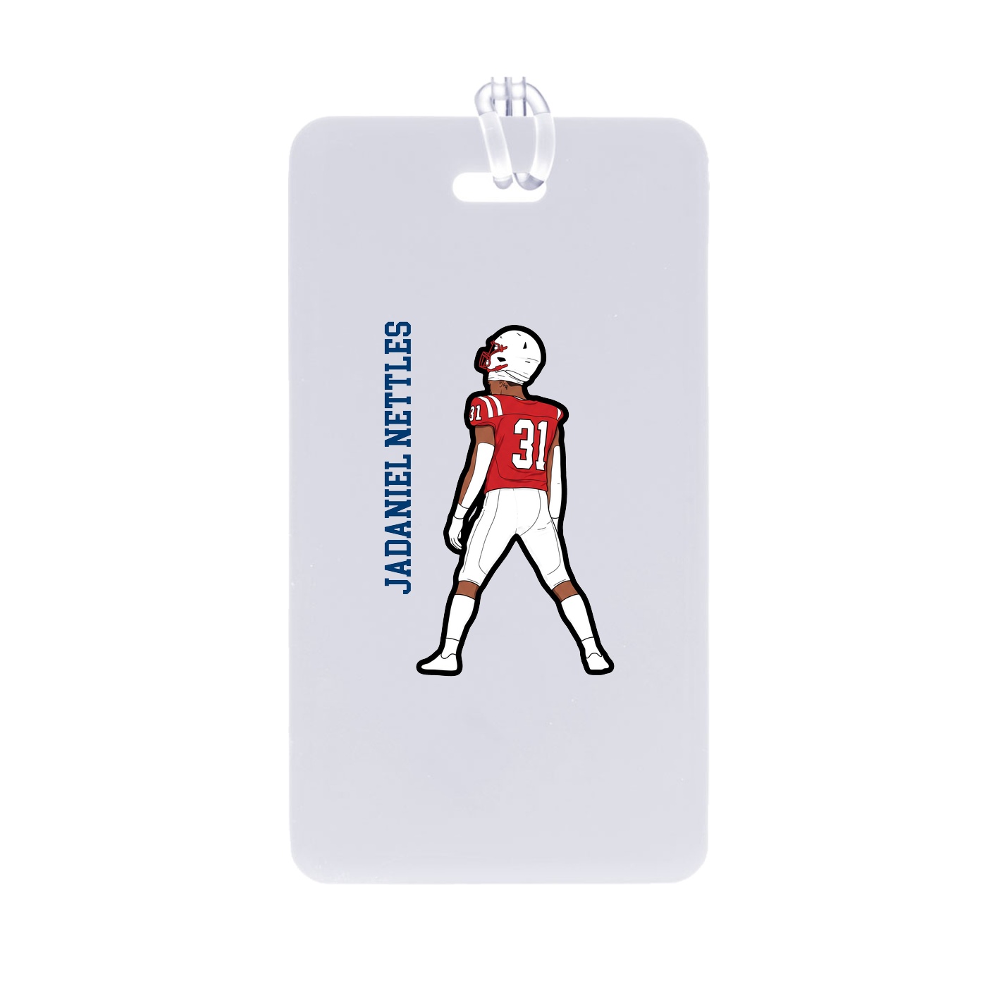 Bag Tag — Name Vertical in Classic