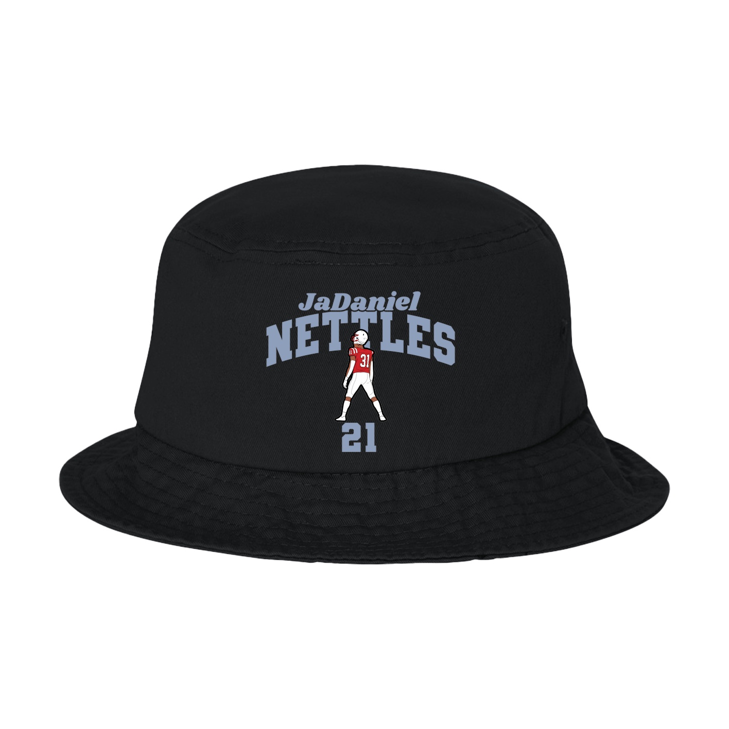 Bucket Cap — Signature Arch in Black