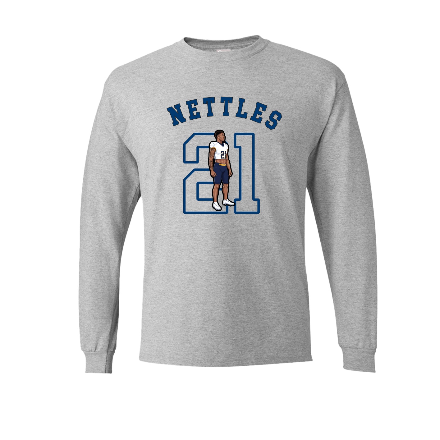 Long Sleeve Tee — Shirsey Arch in Grey