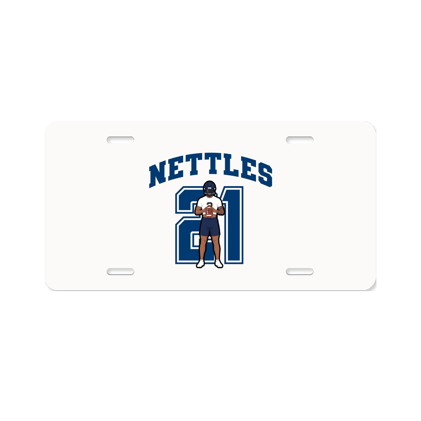 License Plate — Number in Classic