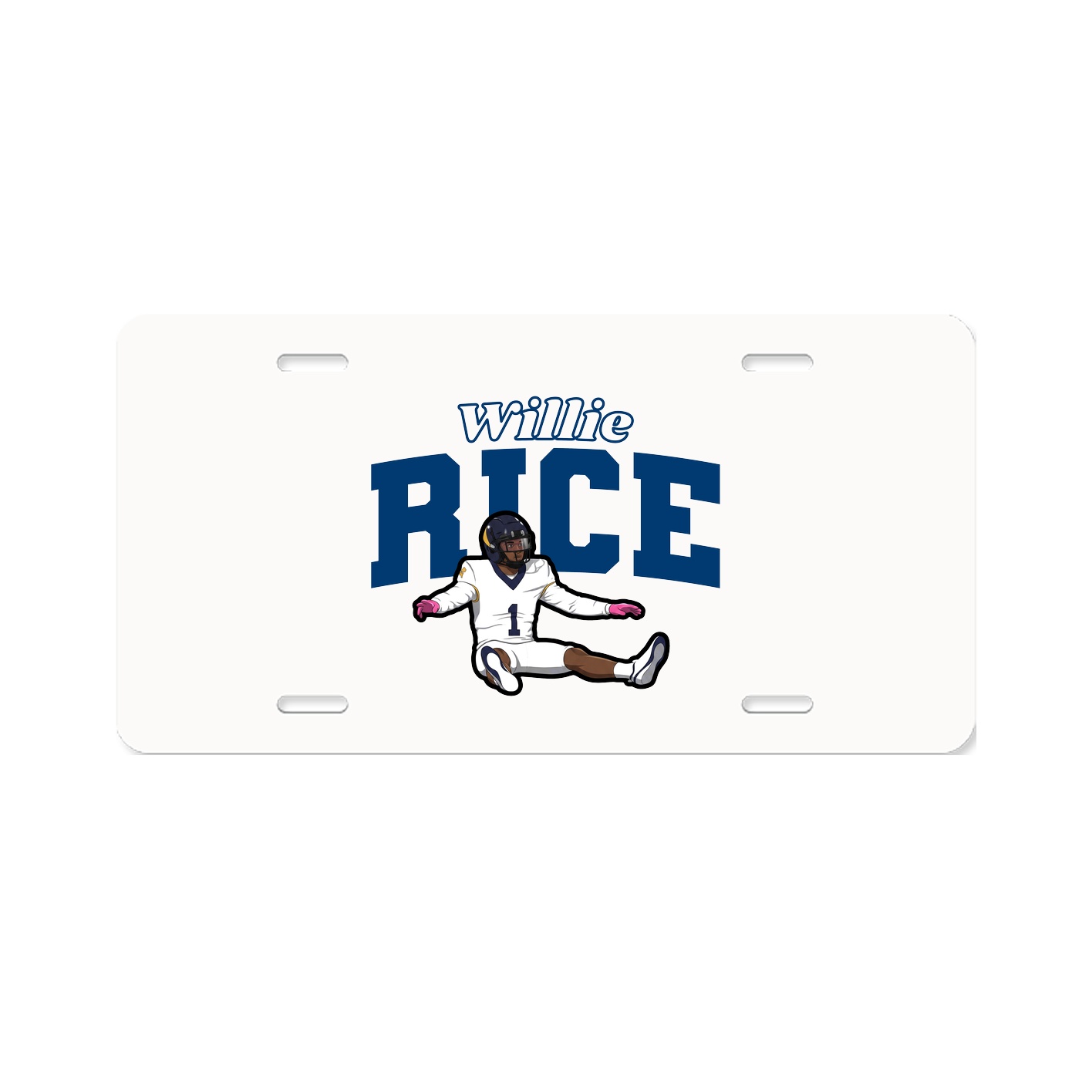 License Plate — Name Arch in Classic