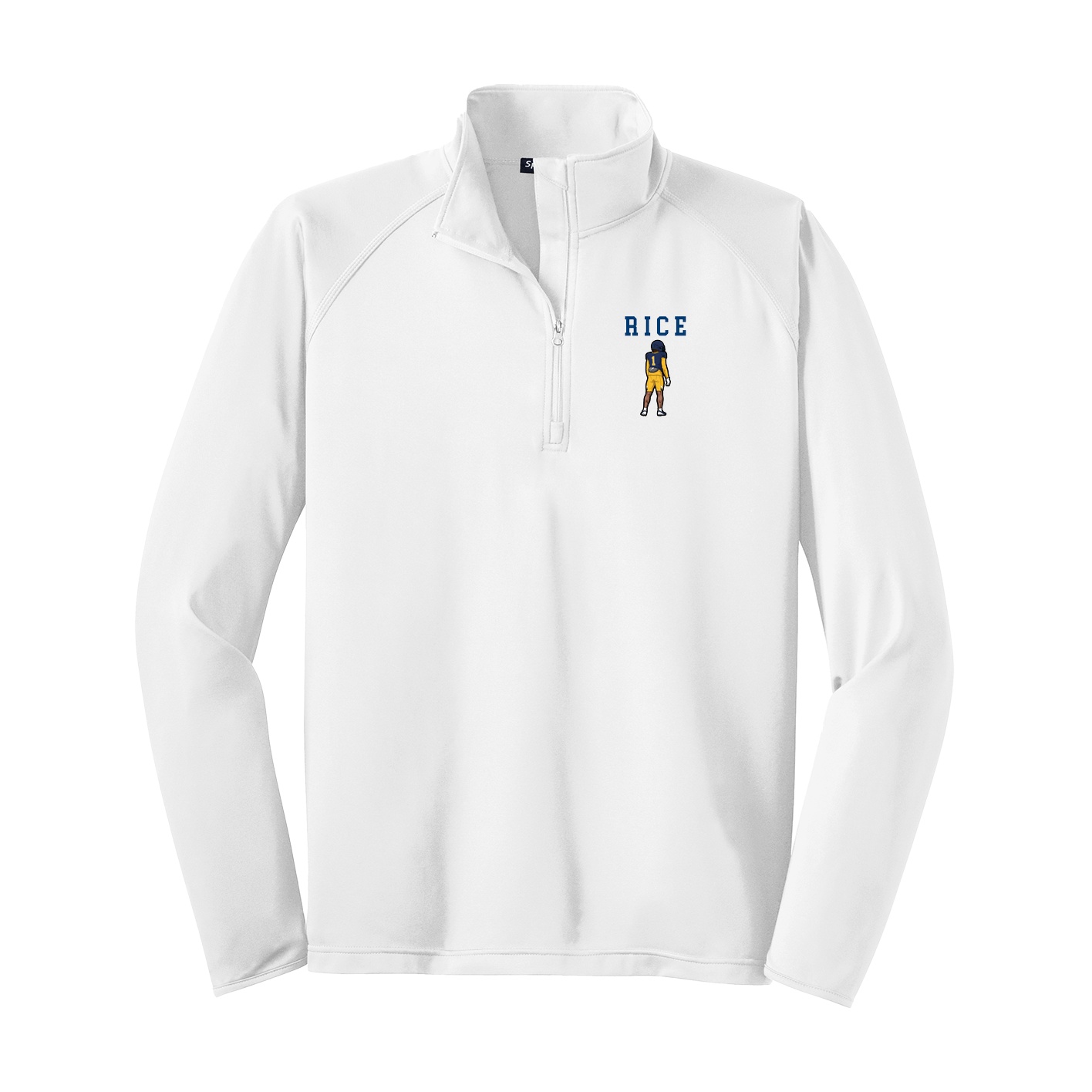 Q-Zip Pullover — Shirsey in White