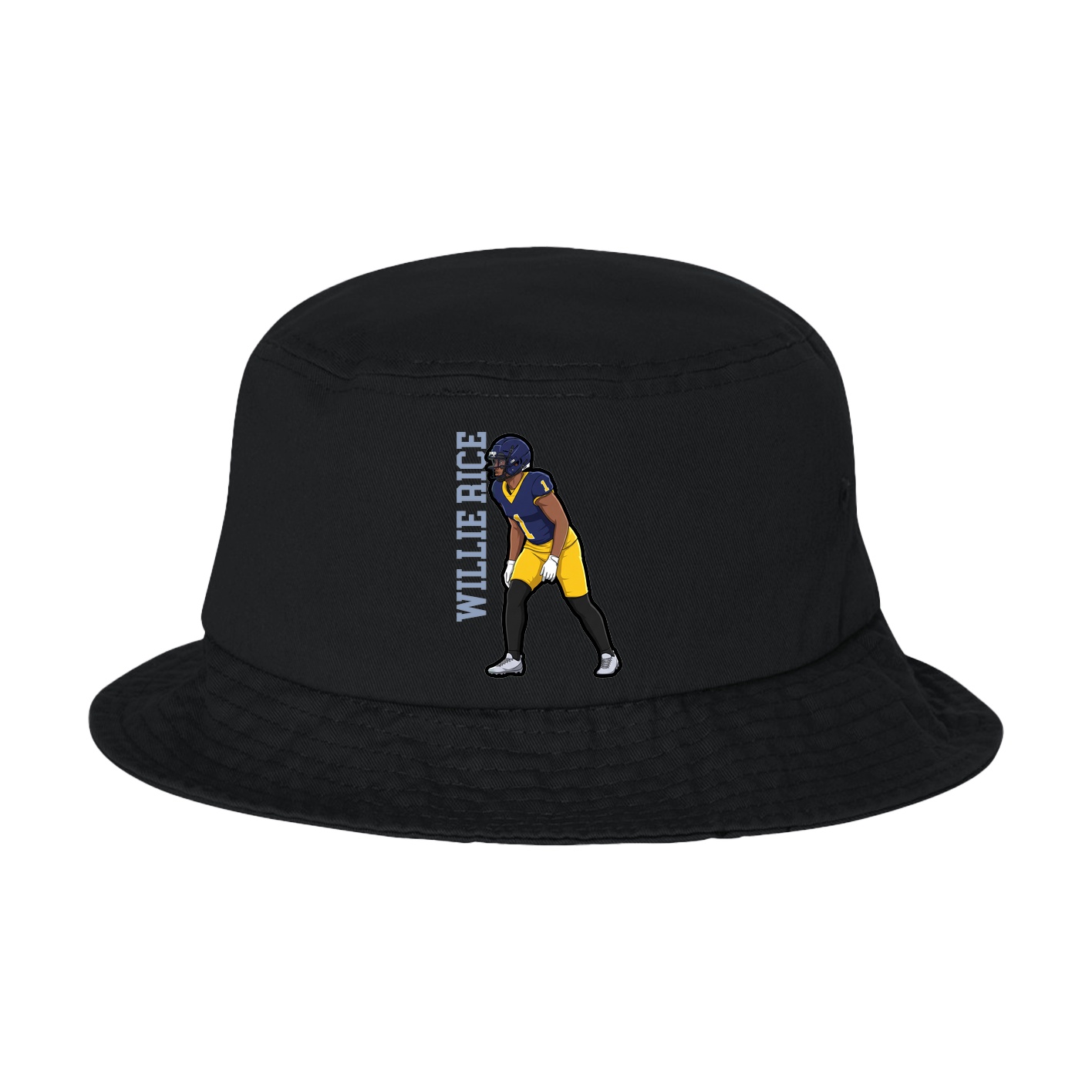 Bucket Cap — Name Vertical in Black