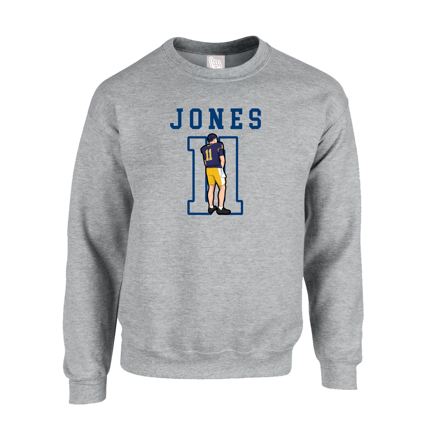Fleece Crew — Shirsey in Grey