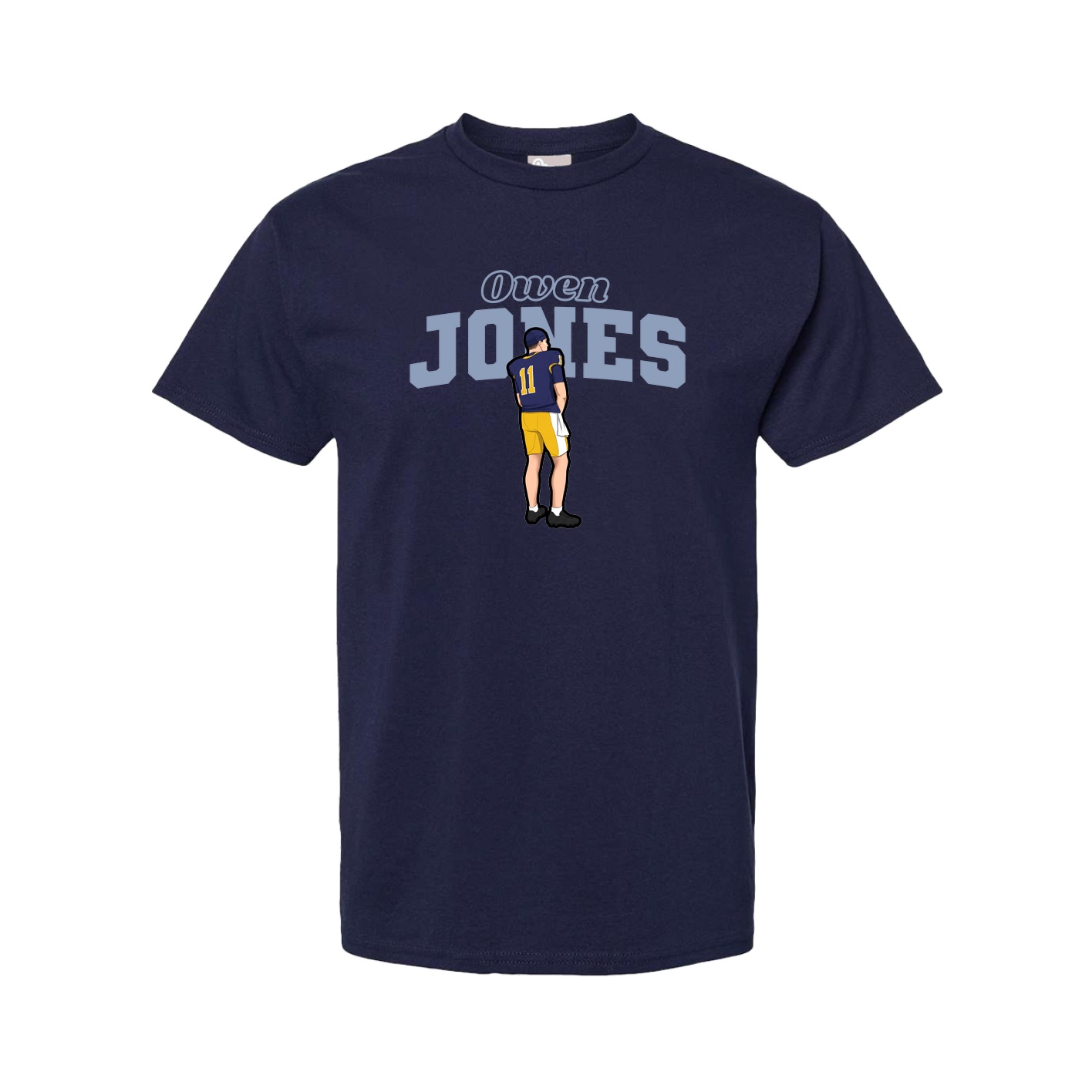 Tee — Name Arch in Navy