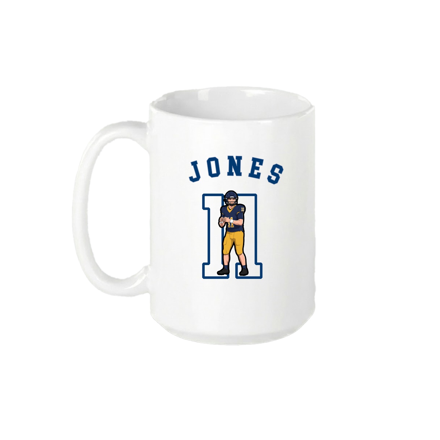 15oz Coffee Mug — Shirsey Arch in White