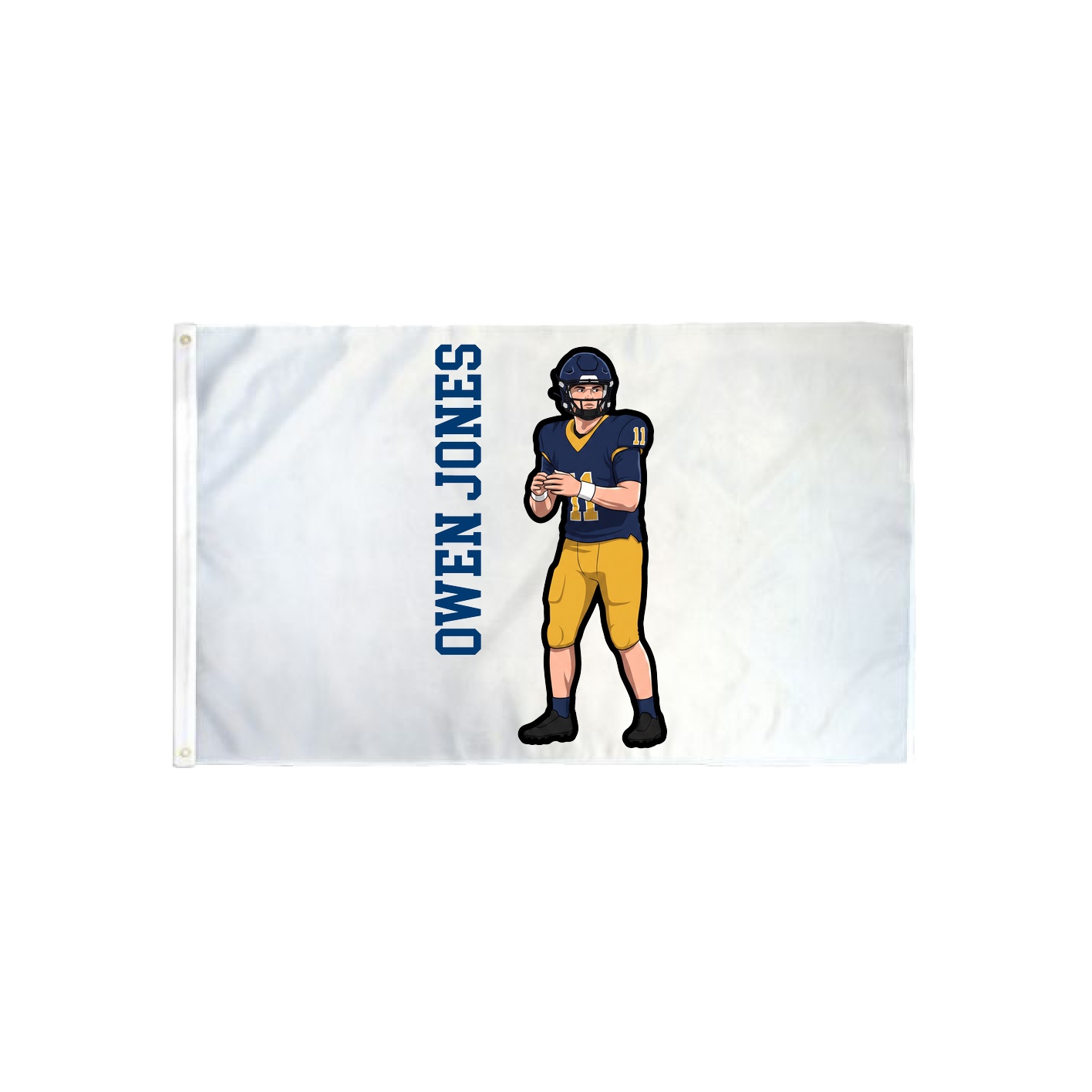 3x5 Flag — Name Vertical in Classic