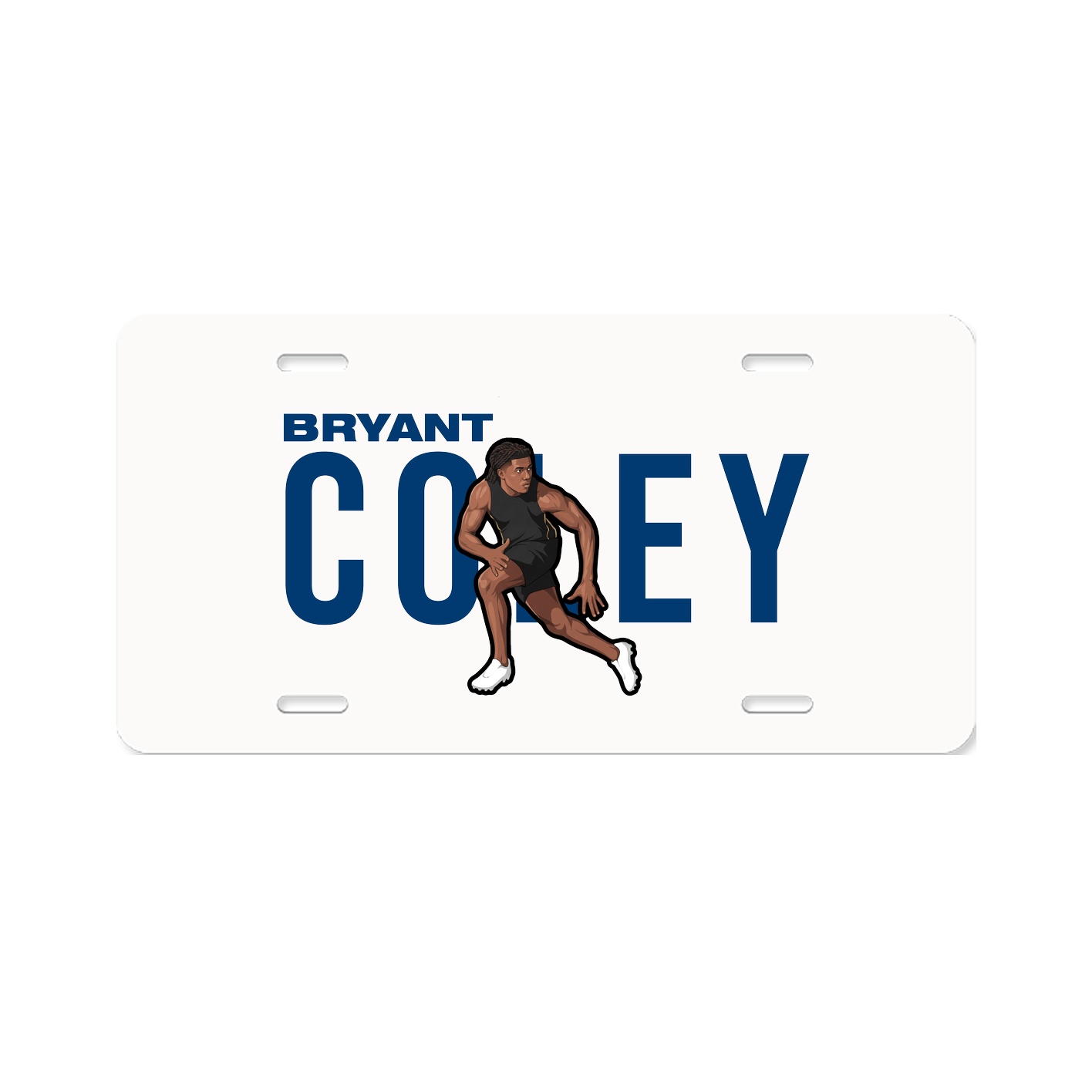 License Plate — Player Name in Classic