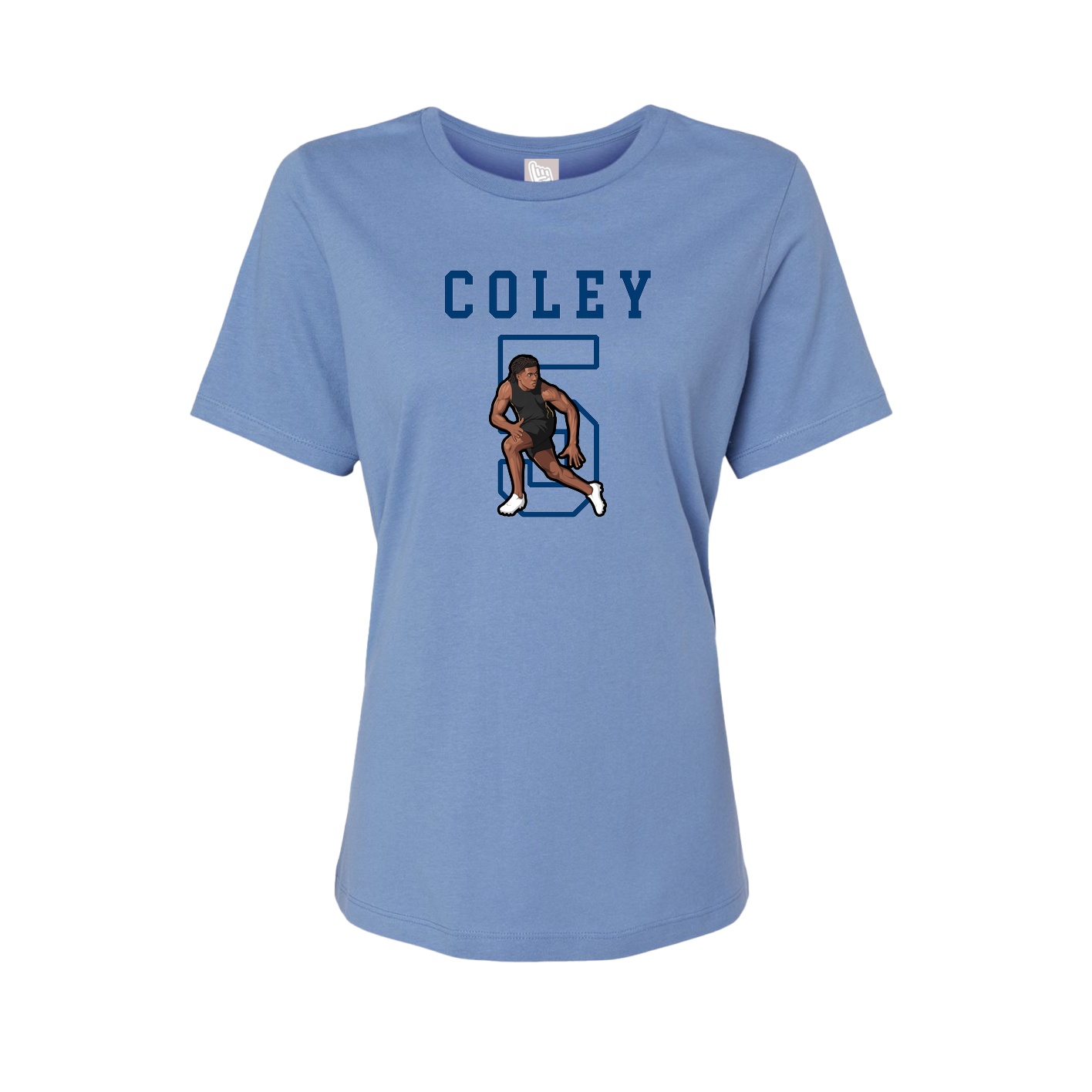 Fitted Women's Tee — Shirsey in Powder Blue