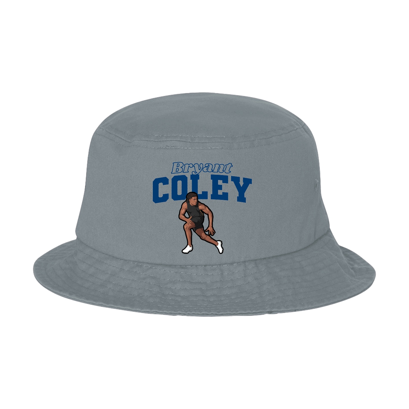 Bucket Cap — Name Arch in Grey