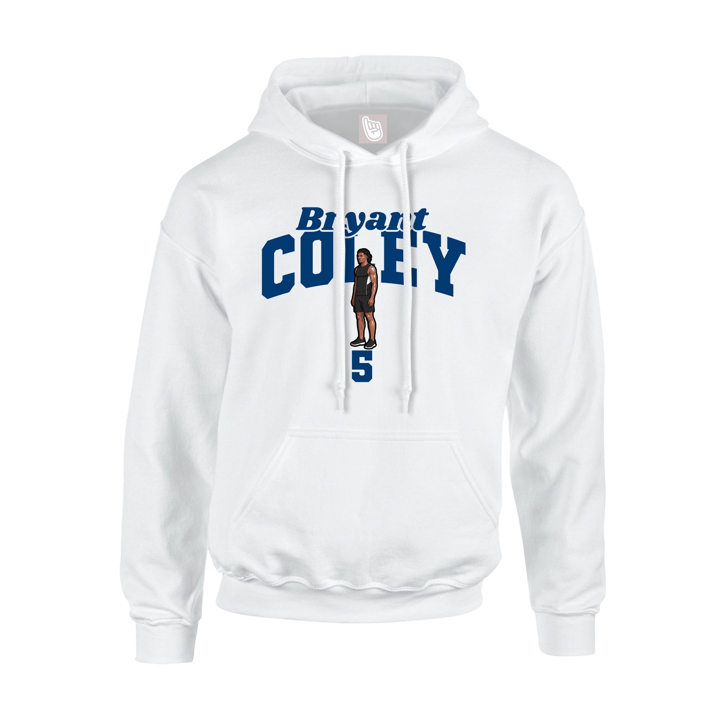 Youth Hoodie — Signature Arch in White