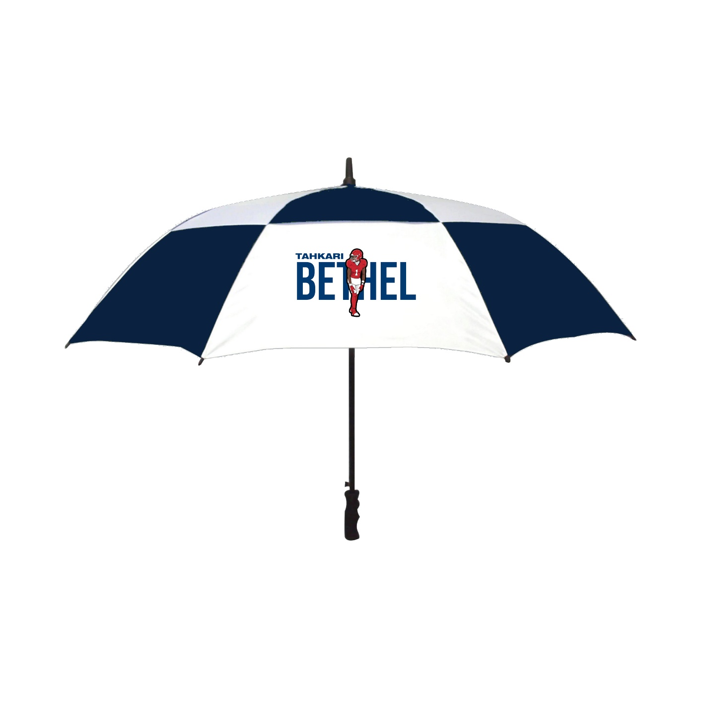 Golf Umbrella — Player Name in Navy