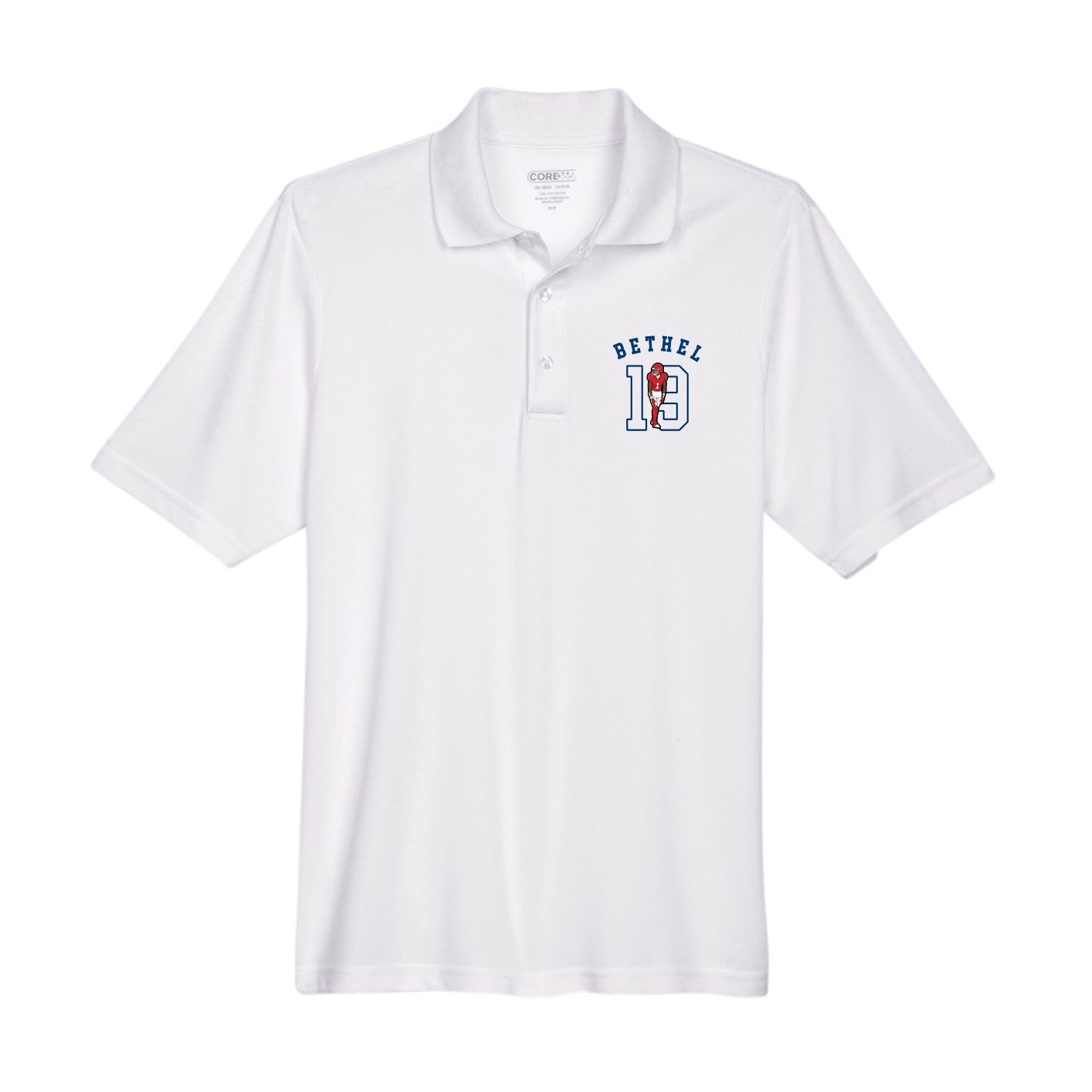 Performance Polo — Shirsey Arch in White