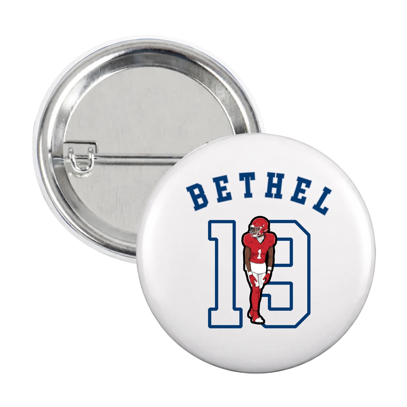 Game Day Button — Shirsey Arch in White