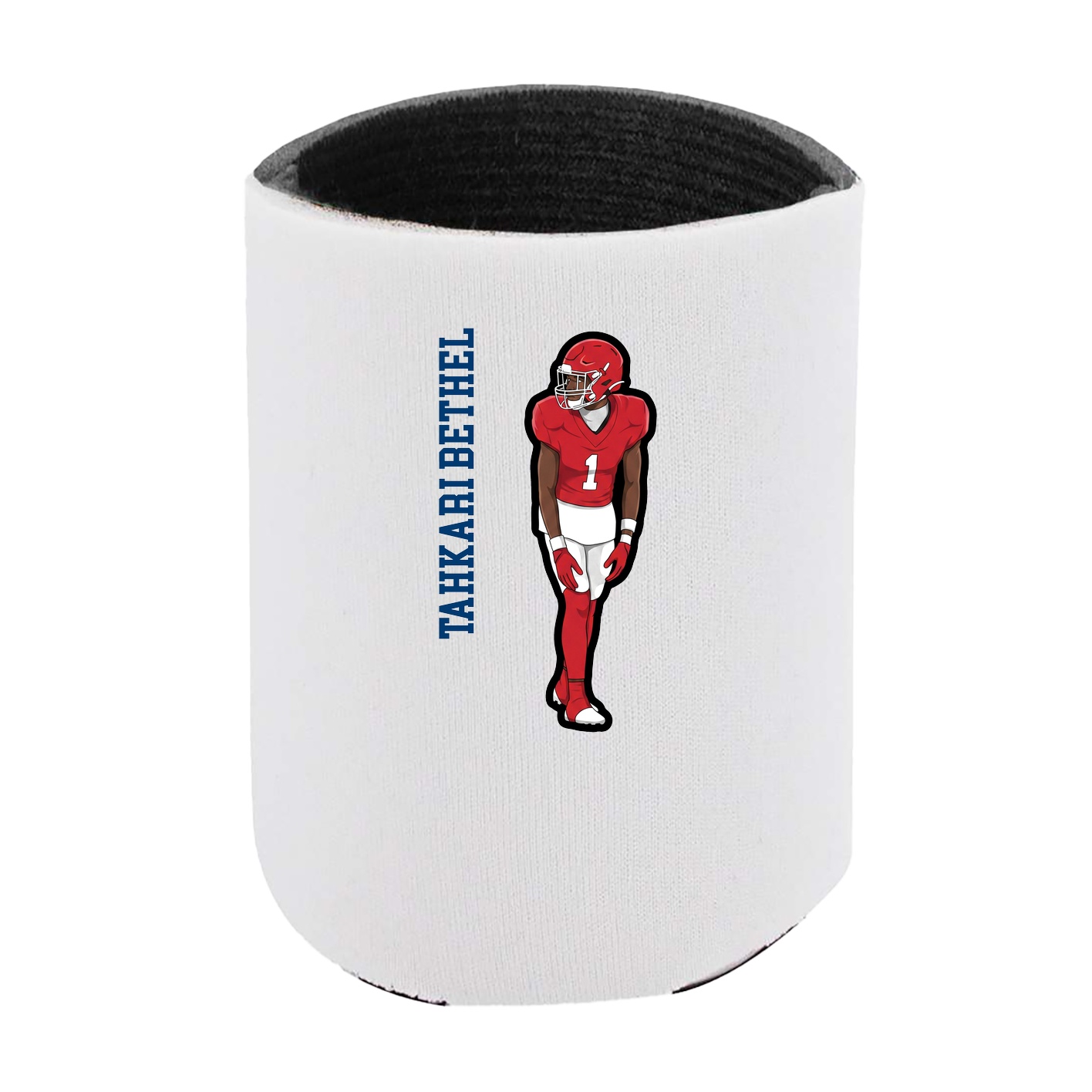 Can Holder — Name Vertical in White