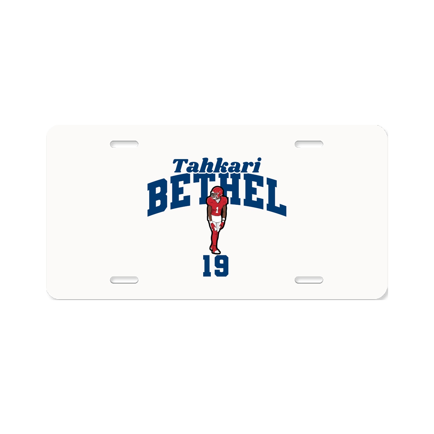 License Plate — Signature Arch in Classic
