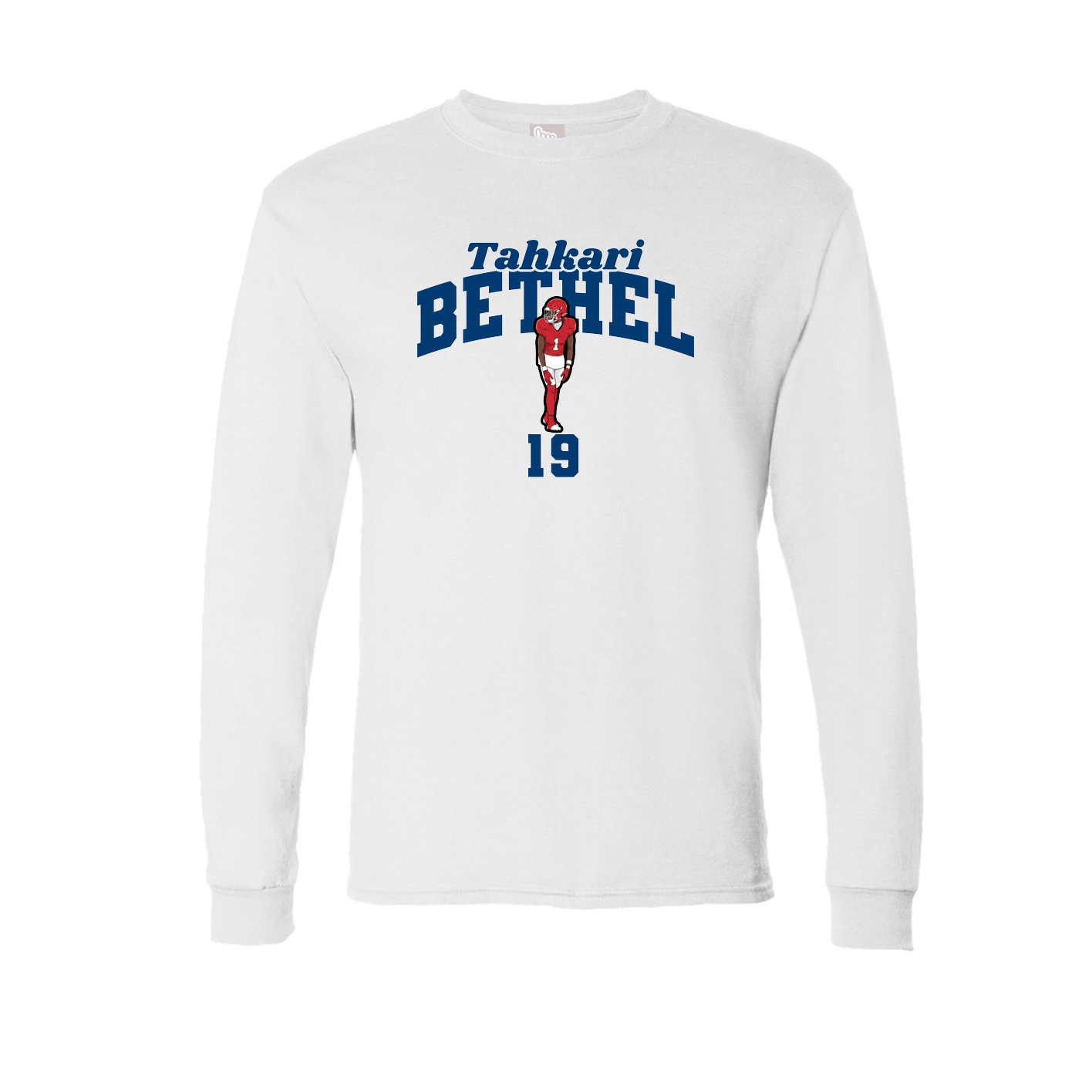 Long Sleeve Tee — Signature Arch in White