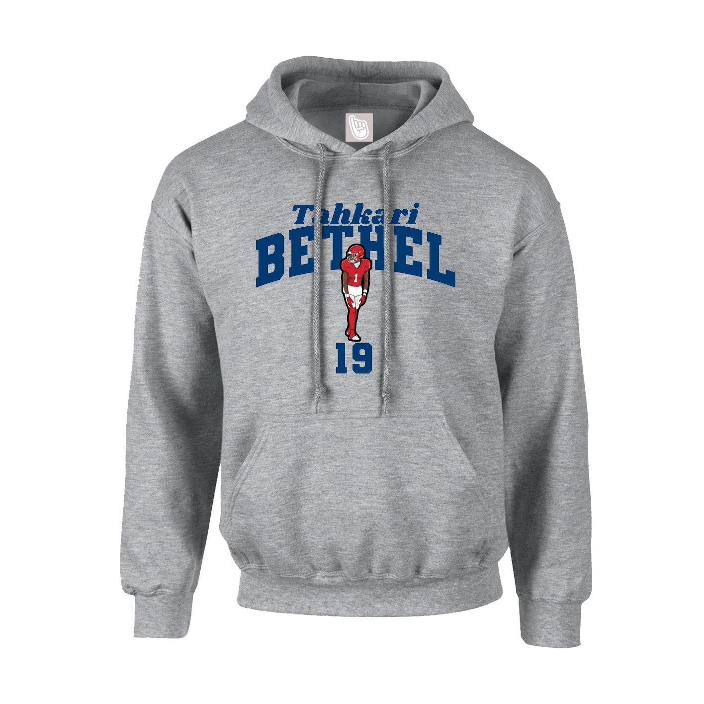 Hoodie — Signature Arch in Grey