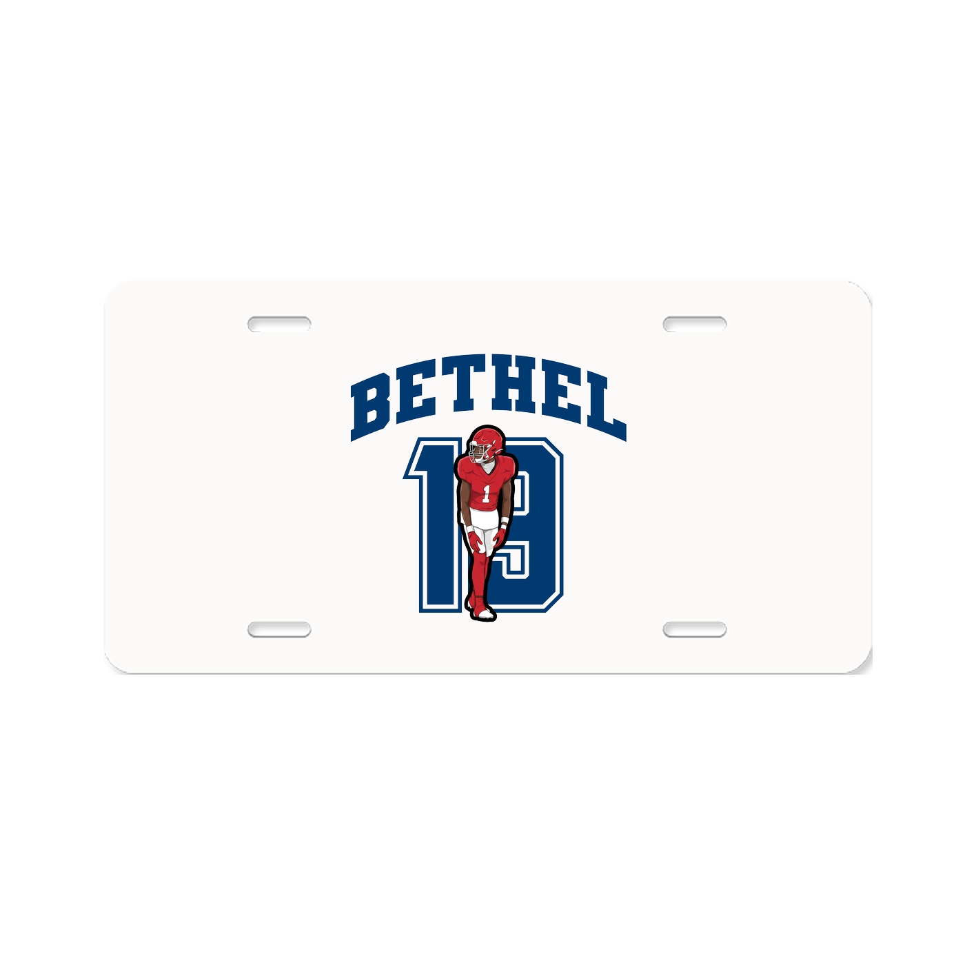 License Plate — Number in Classic