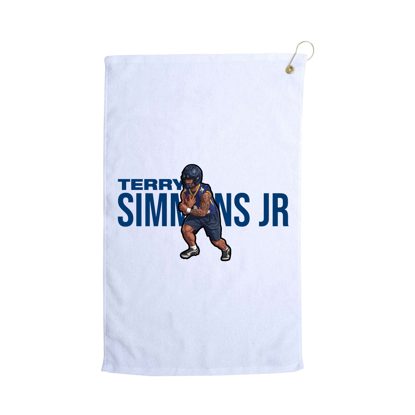 Golf Towel — Player Name in White
