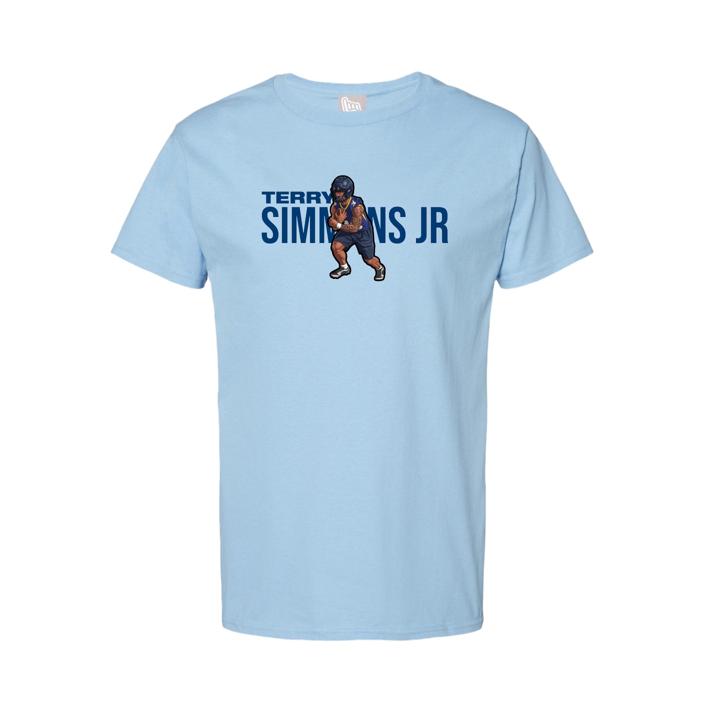 Tee — Player Name in Light Blue