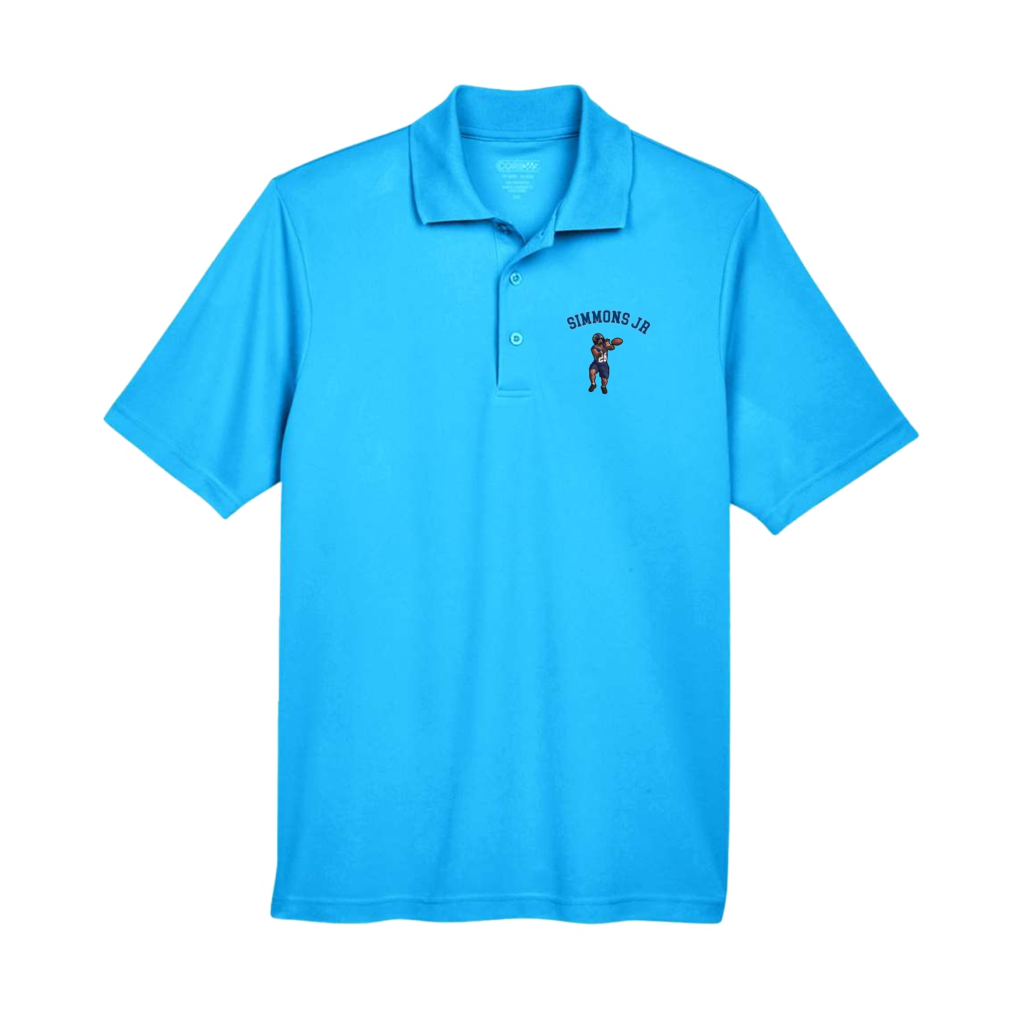 Performance Polo — Shirsey Arch in Light Blue