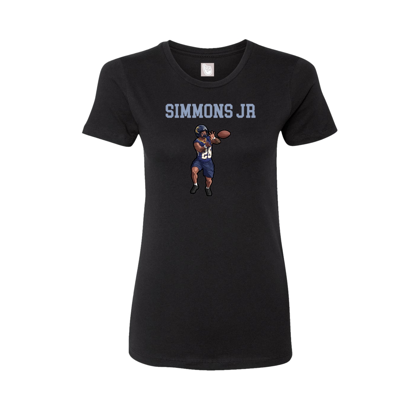 Fitted Women's Tee — Shirsey in Black