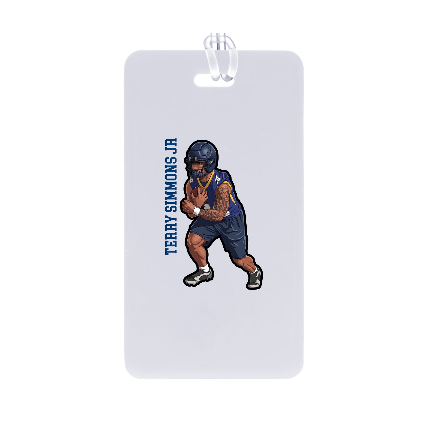 Bag Tag — Name Vertical in Classic
