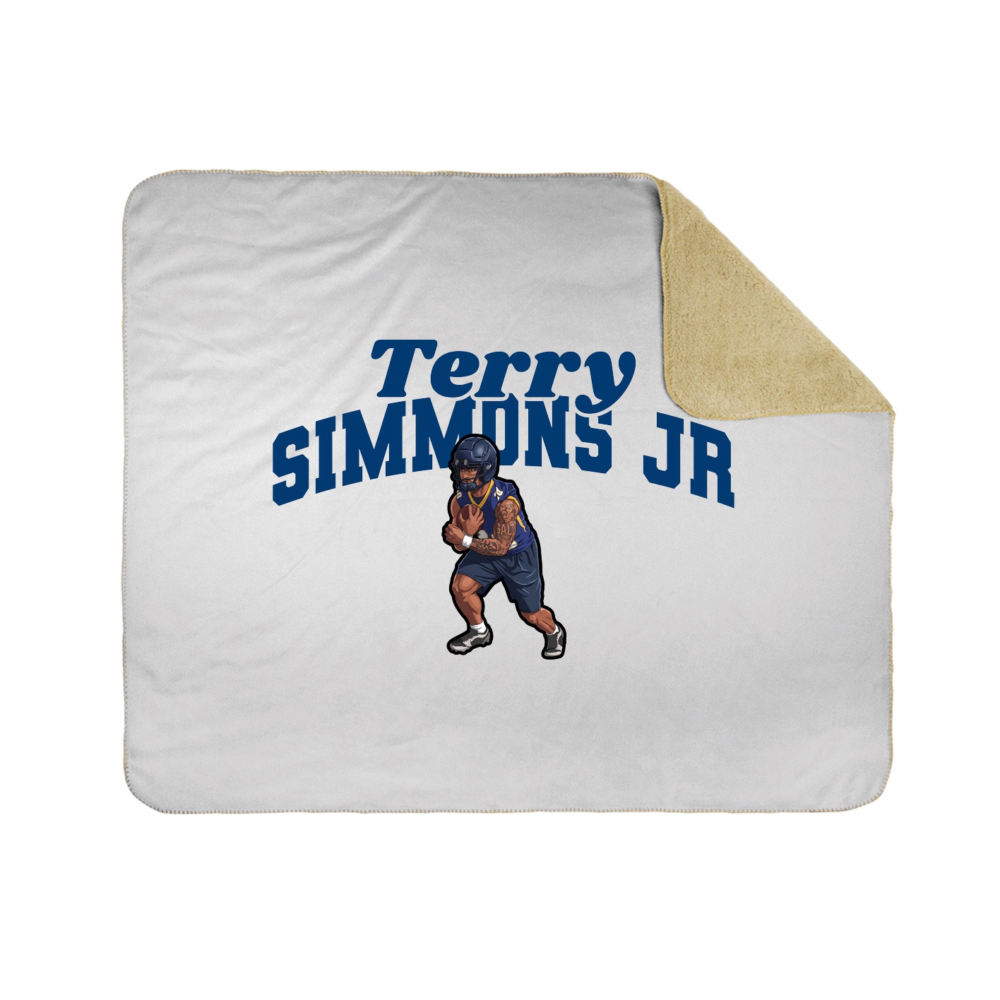 Throw Blanket — Signature Arch in White