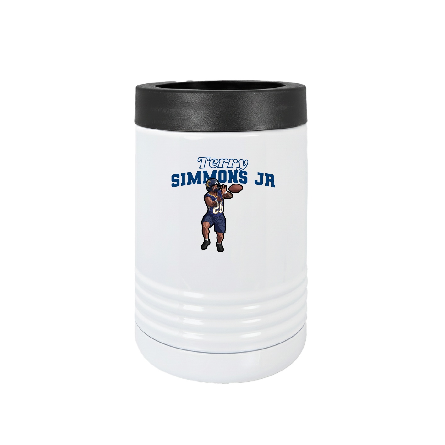 Beverage Holder — Name Arch in White