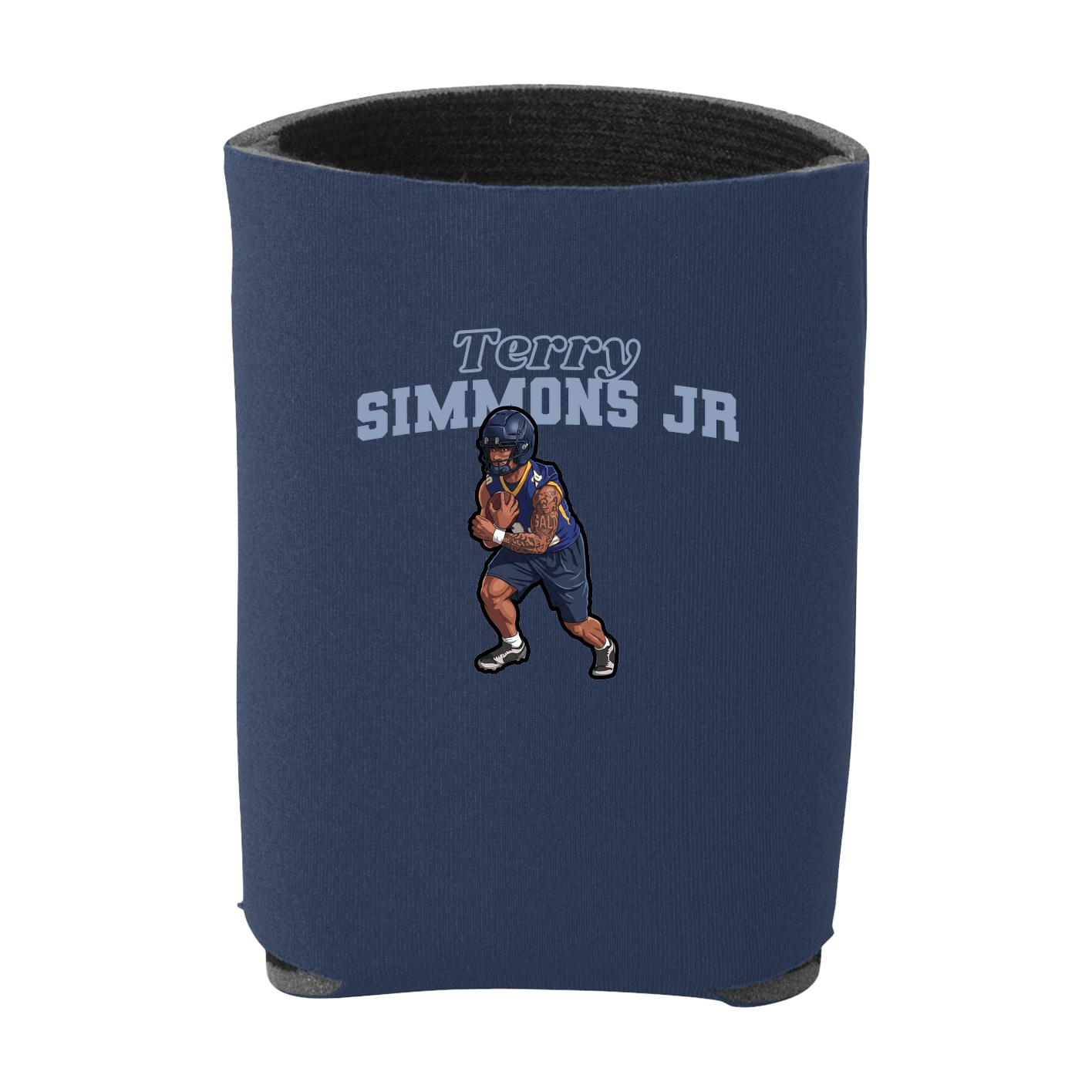 Can Holder — Name Arch in Navy