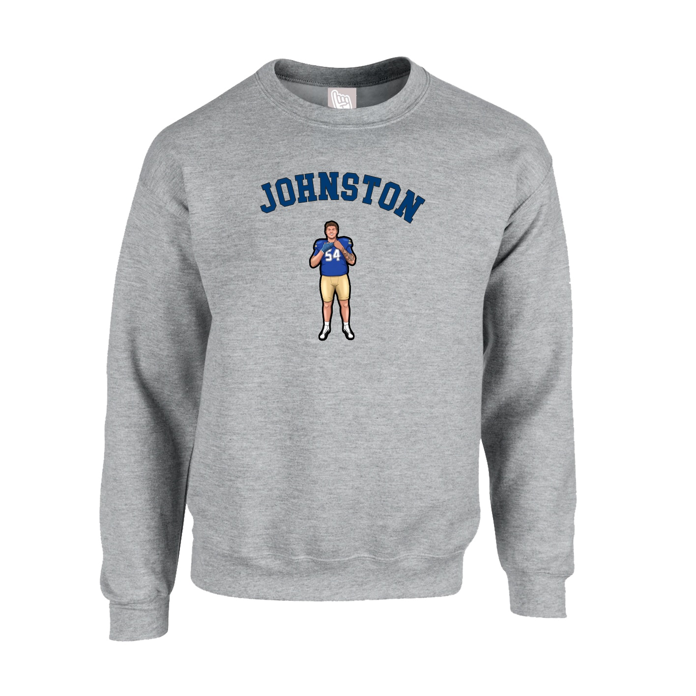 Fleece Crew — Shirsey Arch in Grey