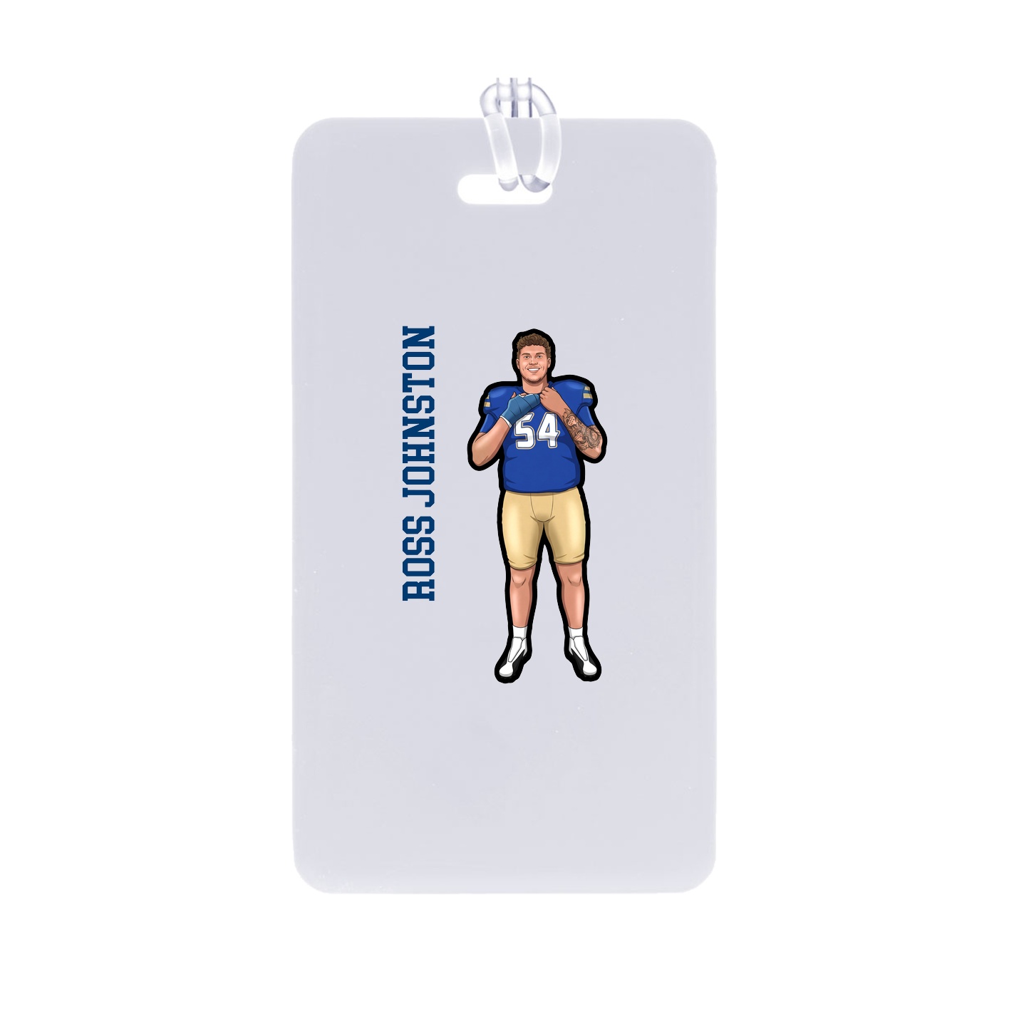 Bag Tag — Name Vertical in Classic