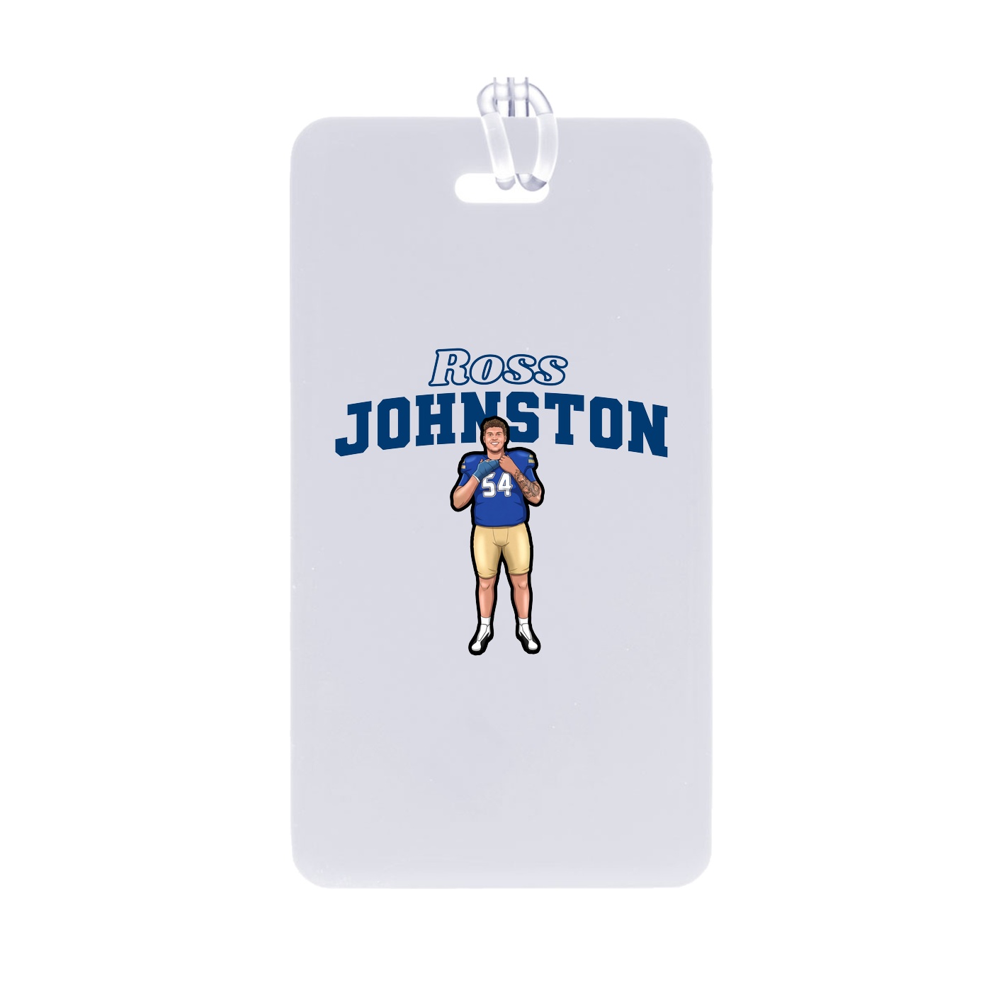 Bag Tag — Name Arch in Classic