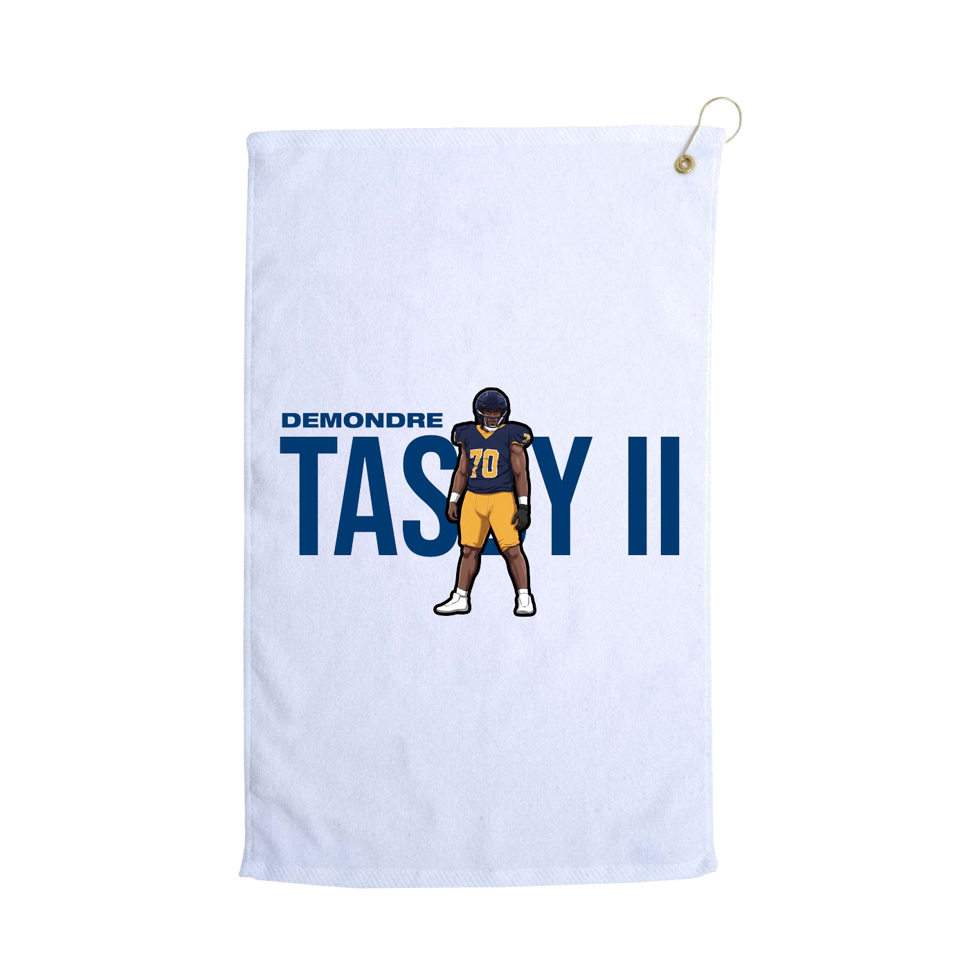 Golf Towel — Player Name in White