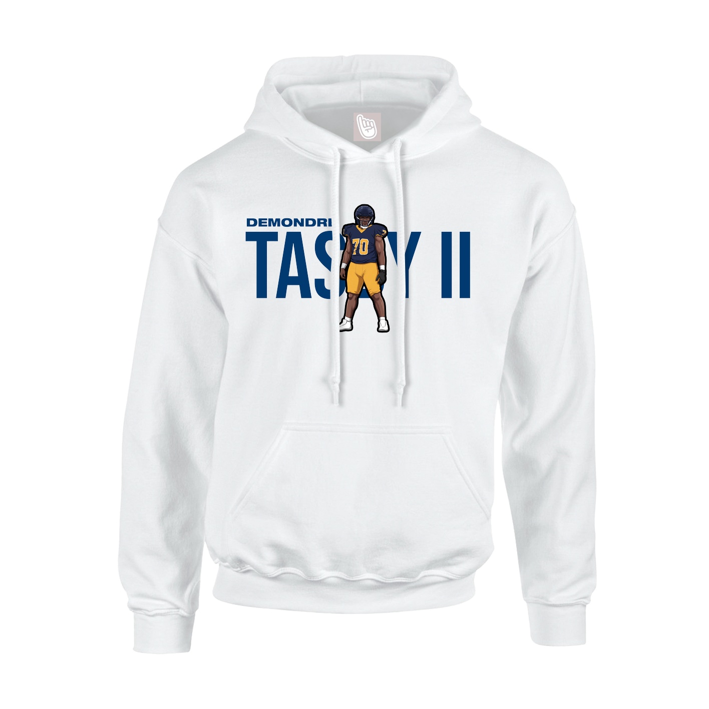 Hoodie — Player Name in White