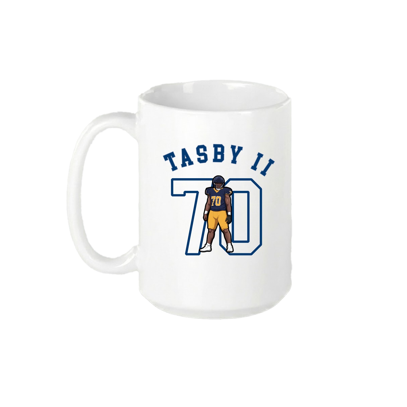 15oz Coffee Mug — Shirsey Arch in White