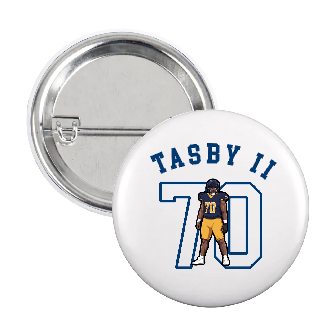 Game Day Button — Shirsey Arch in White