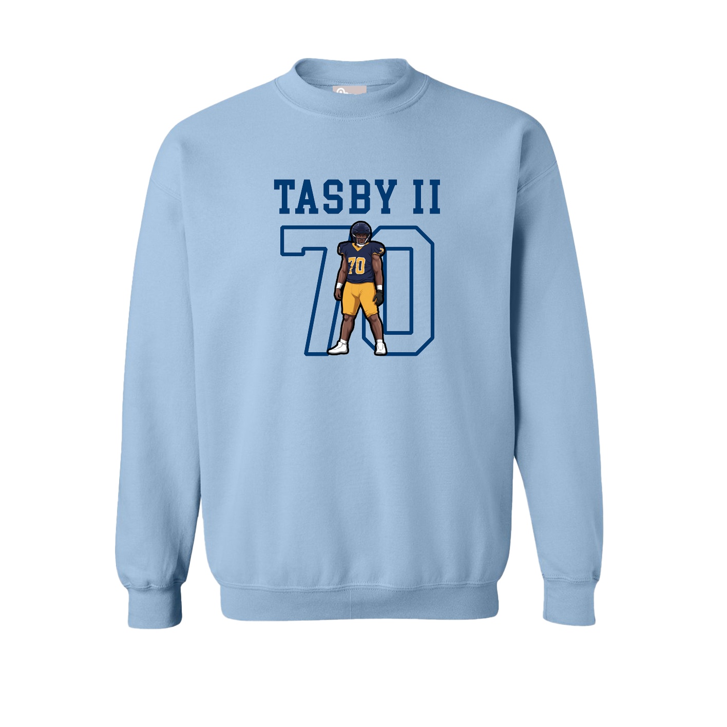 Fleece Crew — Shirsey in Light Blue