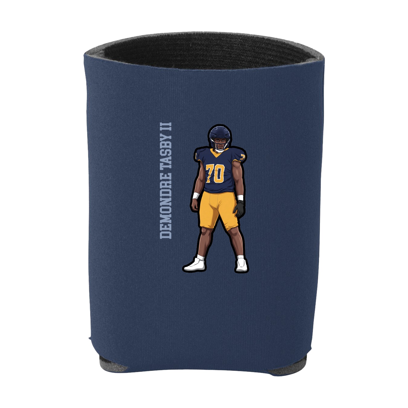 Can Holder — Name Vertical in Navy