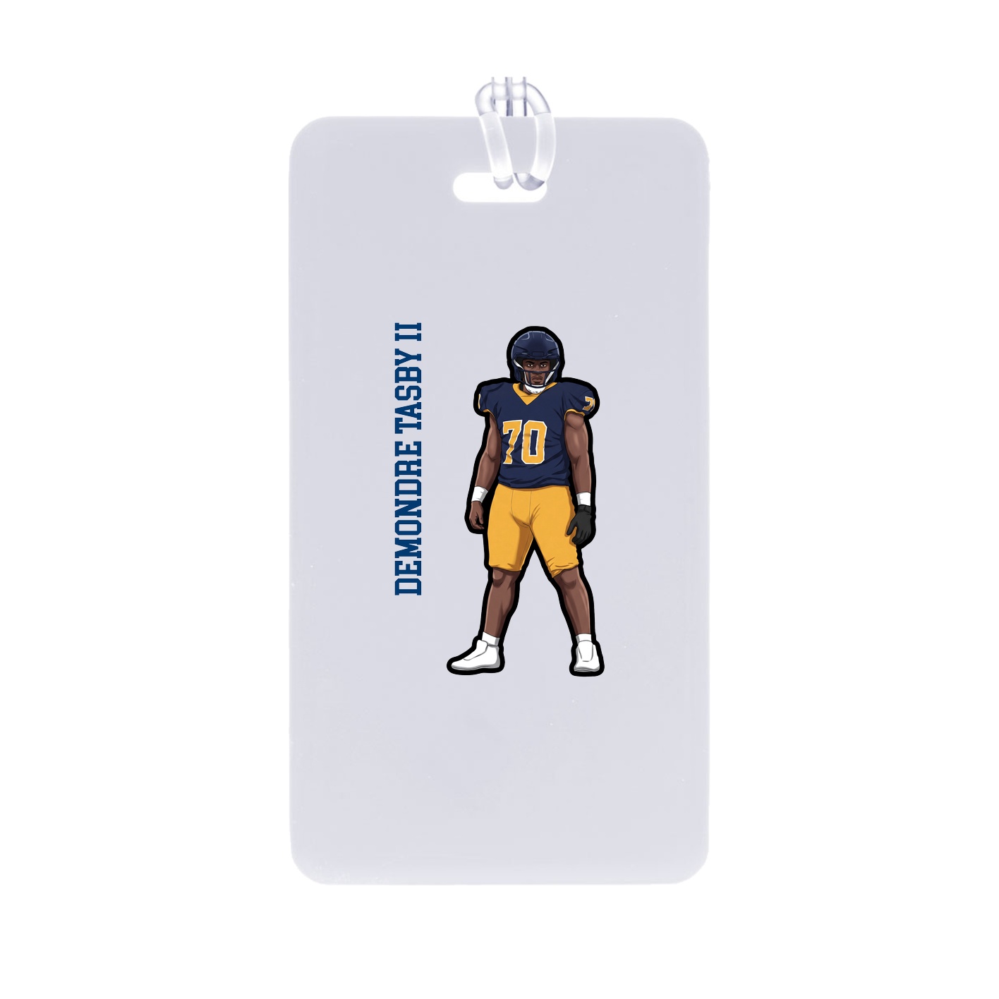 Bag Tag — Name Vertical in Classic