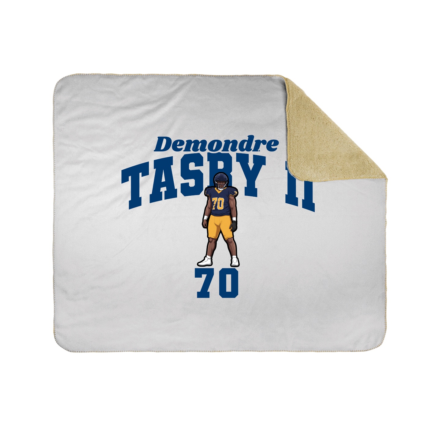 Throw Blanket — Signature Arch in White