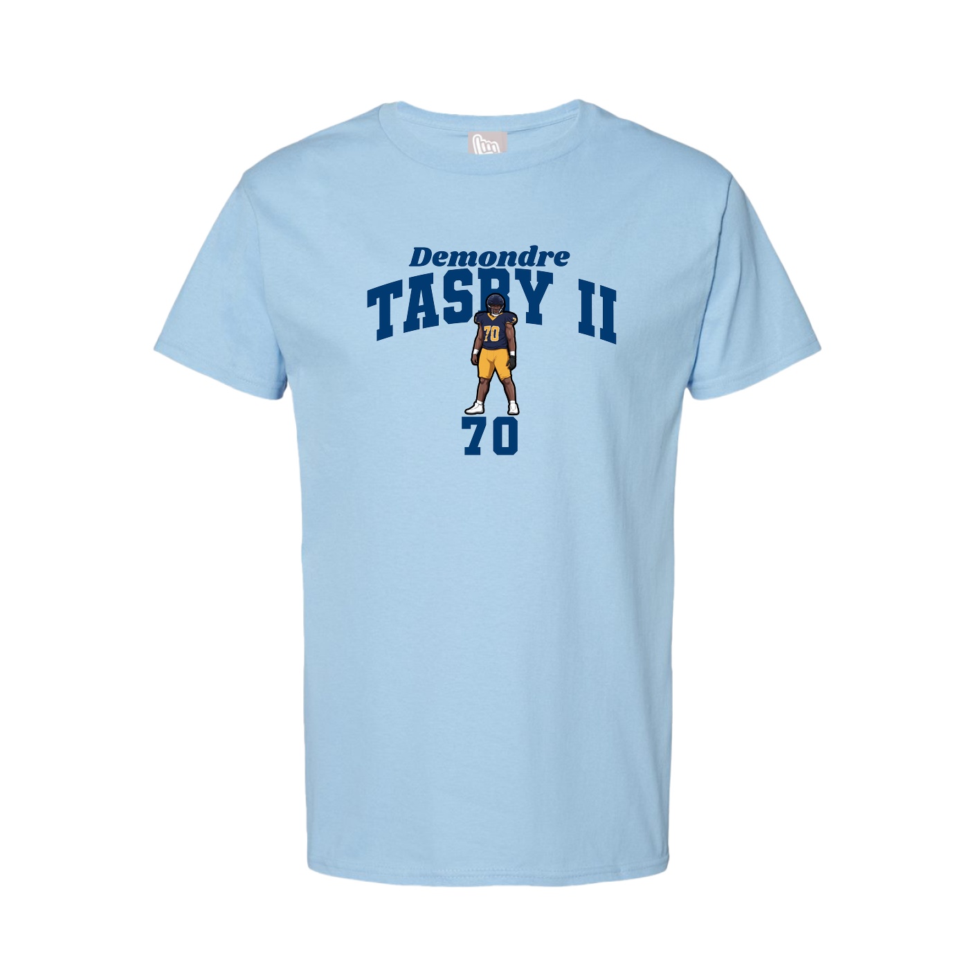 Tee — Signature Arch in Light Blue