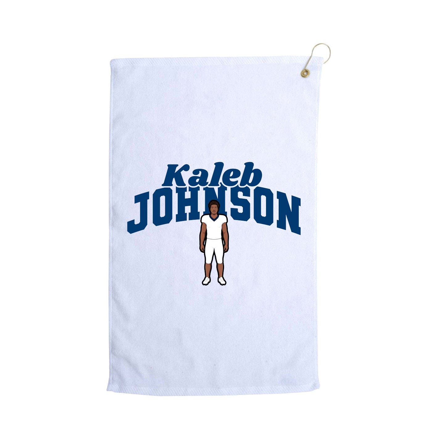 Golf Towel — Signature Arch in White