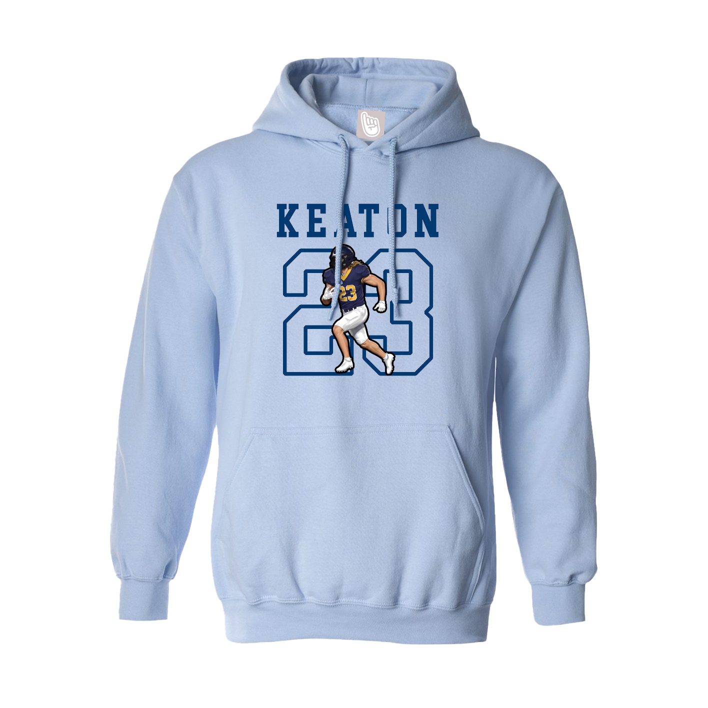 Hoodie — Shirsey in Light Blue