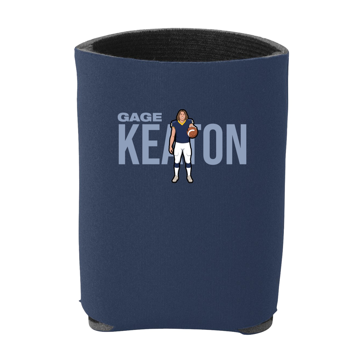 Can Holder — Player Name in Navy