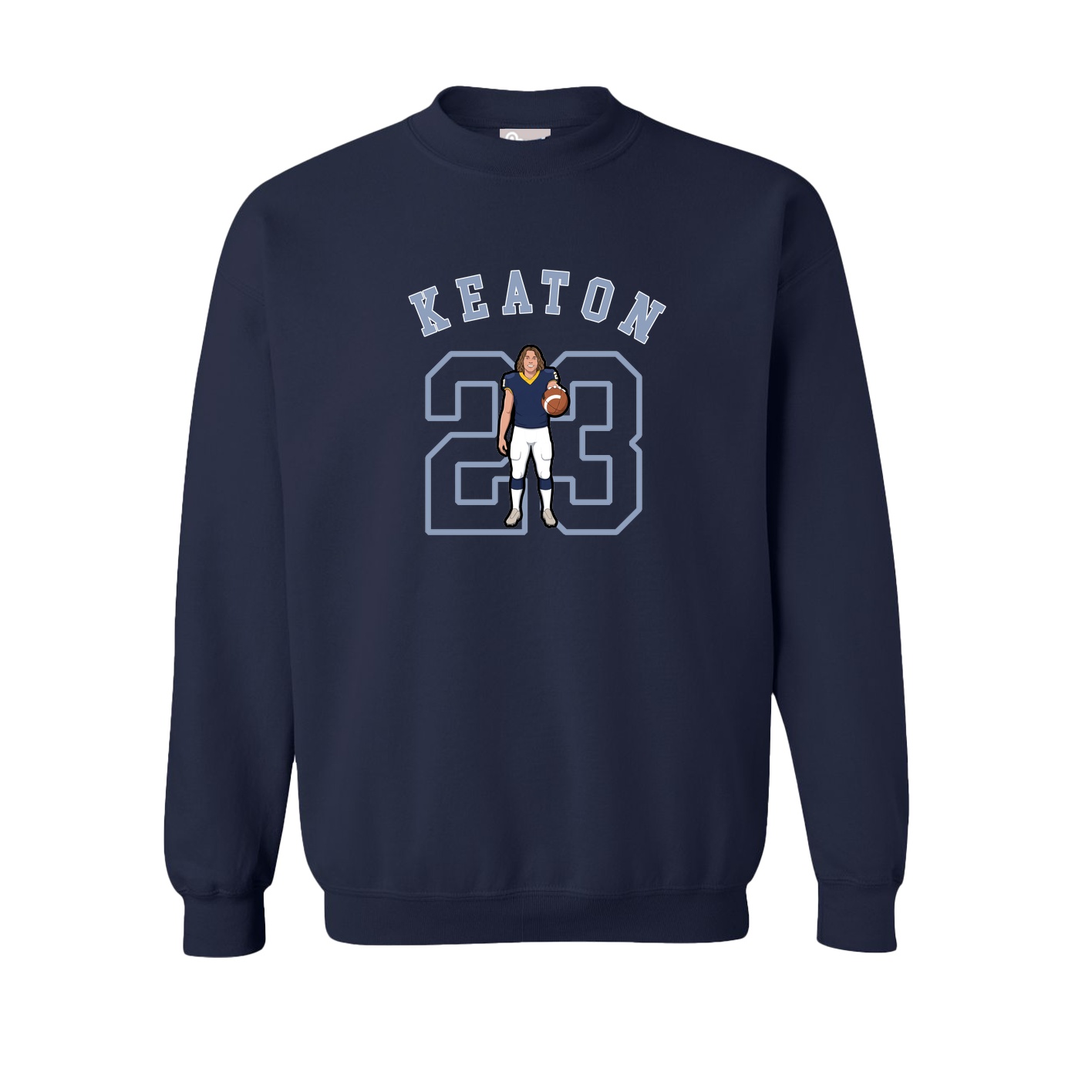 Fleece Crew — Shirsey Arch in Navy