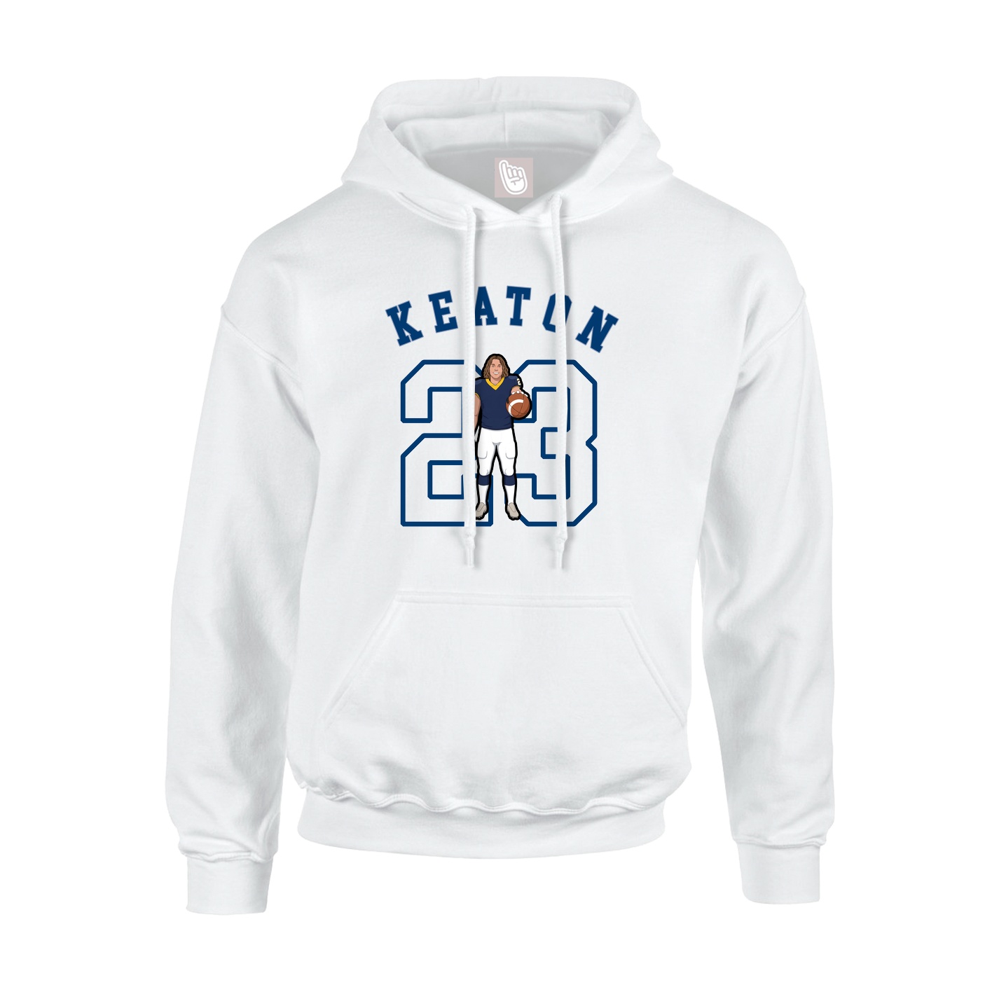 Youth Hoodie — Shirsey Arch in White